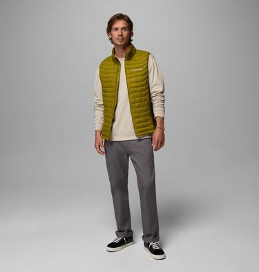 Powder Pass Hybrid Puffer-Weste f&uuml;r M&auml;nner, Color: Mossy Green, Greenscape, image 4