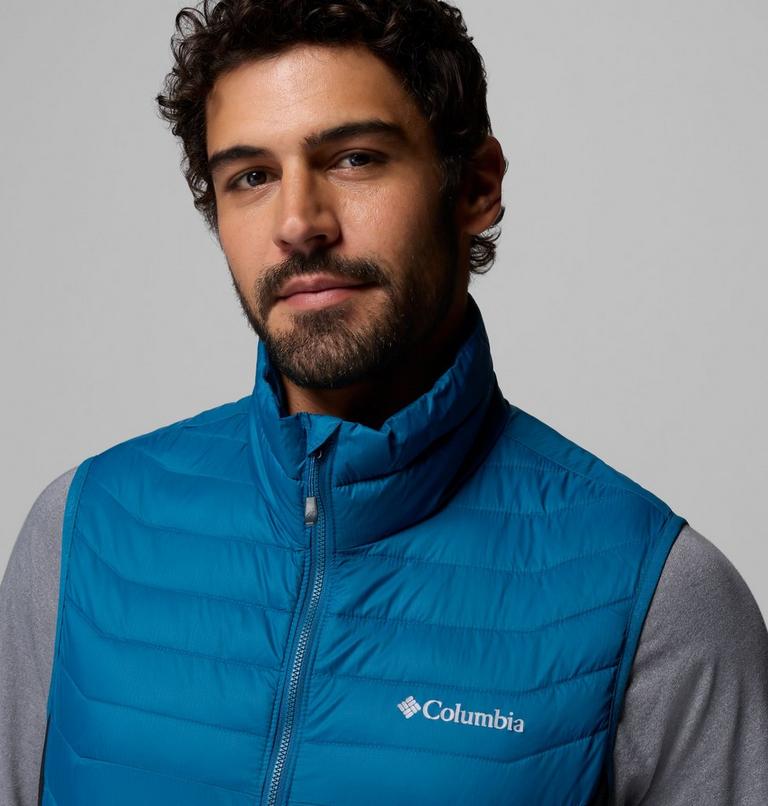 Powder Pass Hybrid Vest, Color: Phoenix Blue, Black, image 6