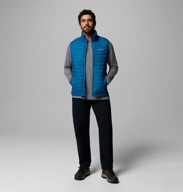 Powder Pass Hybrid Vest, Color: Phoenix Blue, Black, image 4