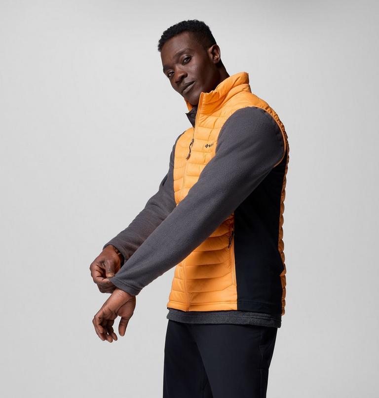 Powder Pass Hybrid Vest, Color: Koi, Black, image 4