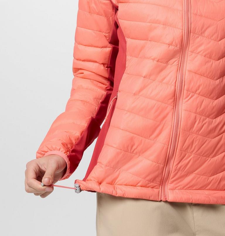 Powder Pass II Hybrid Hooded Jacket, Color: Alpenglow, Daredevil, image 5