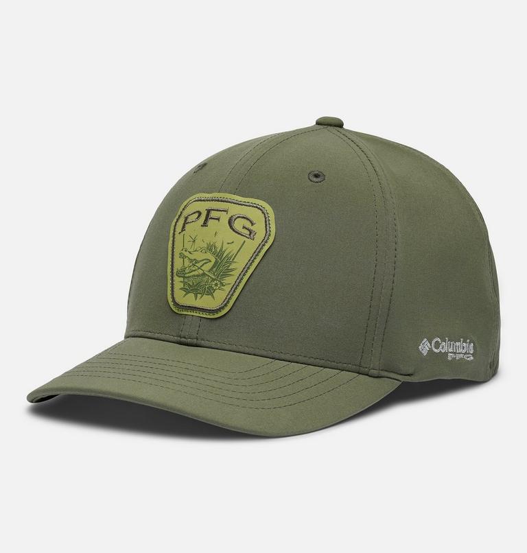 Unisex PFG Uncharted Cap, Color: Cypress, Dark Stone, PFG Gear Gator, image 1