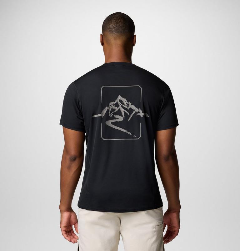 Men's Cirque River Pro Graphic Technical T-Shirt, Color: Black, image 2