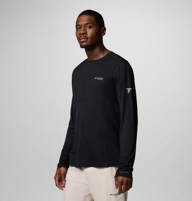Men's Cirque River Pro Long Sleeve Technical T-Shirt, Color: Black, image 3