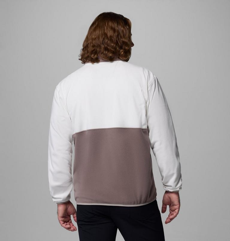 Men's Backbowl II Lightweight Fleece Jacket, Color: Sea Salt, Iron, Peppercorn, Pink Agate, , image 3