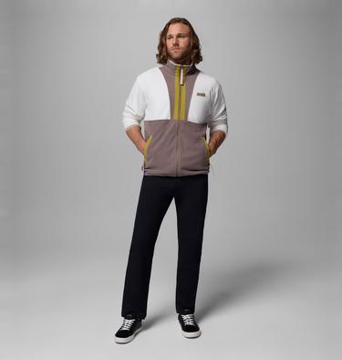 Men's Backbowl II Lightweight Full Zip Fleece Jacket, Color: Sea Salt, Iron, Peppercorn, Pink Agate, , image 6
