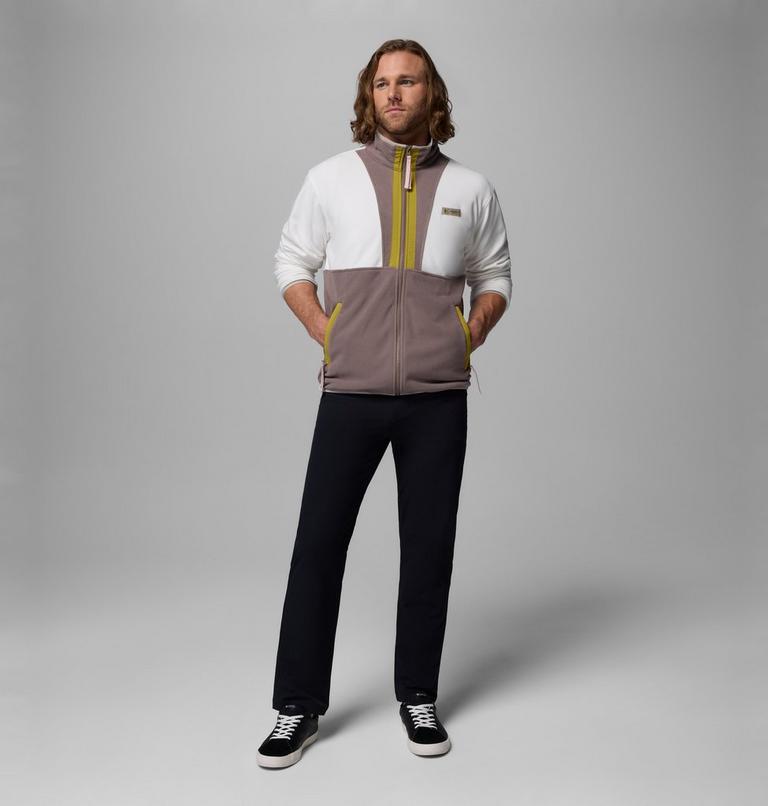 Men's Backbowl II Lightweight Fleece Jacket, Color: Sea Salt, Iron, Peppercorn, Pink Agate, , image 2
