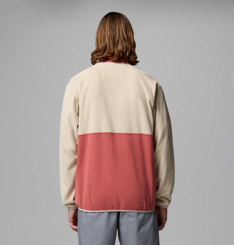 Men's Backbowl II Lightweight Fleece Jacket, Color: Ancient Fossil, Washed Red, Dark Stone, image 3