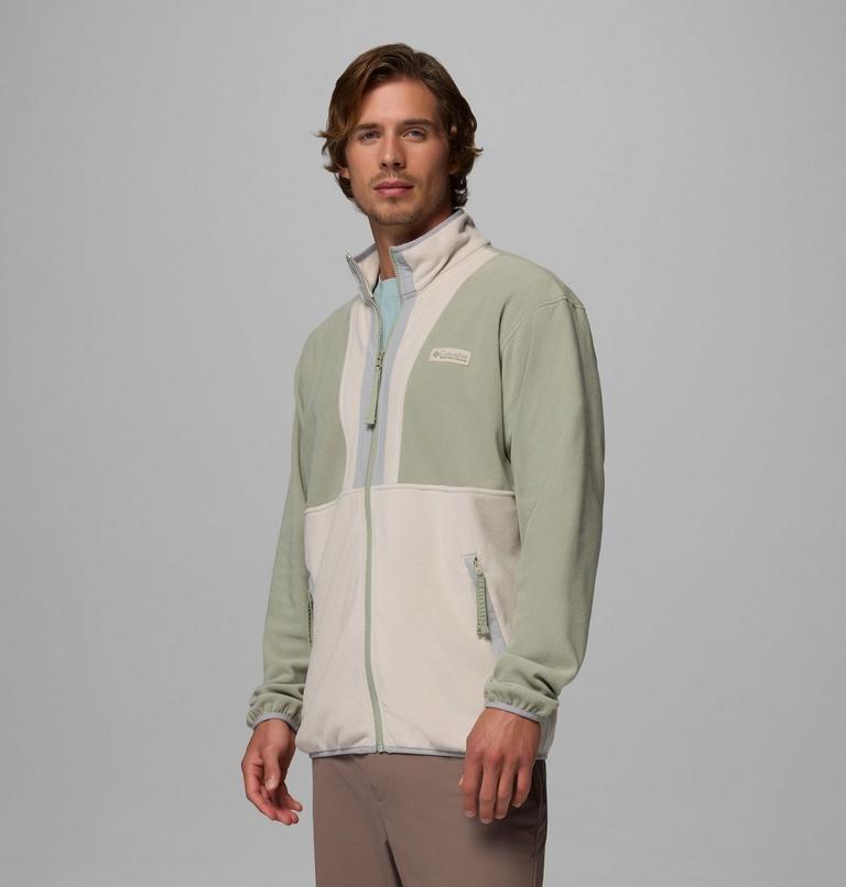Men's Backbowl II Lightweight Fleece Jacket, Color: Safari, Dark Stone, image 4