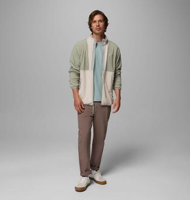 Men's Backbowl II Lightweight Fleece Jacket, Color: Safari, Dark Stone, image 4
