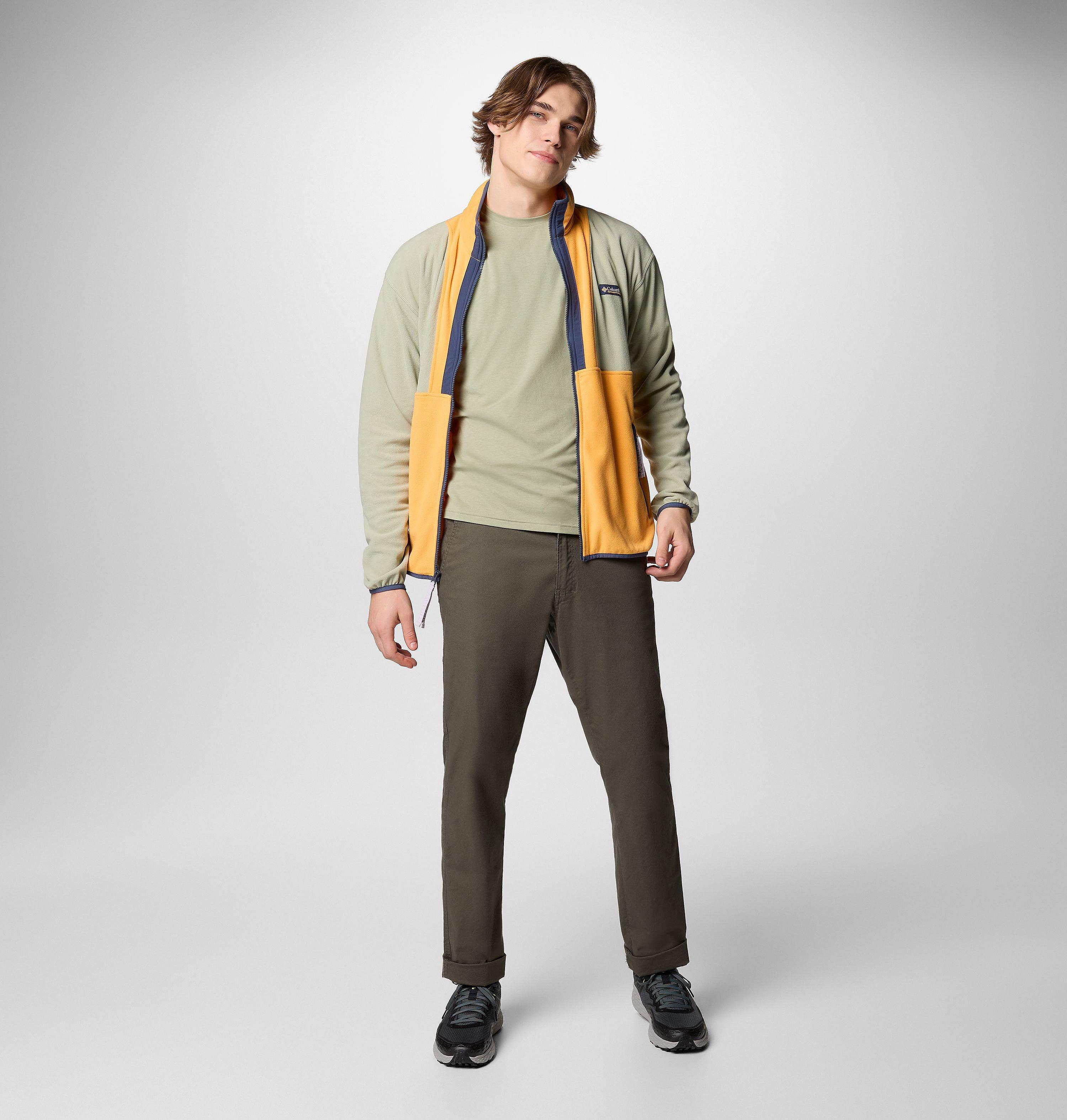 Men's Backbowl II Lightweight Full Zip Fleece Jacket 3