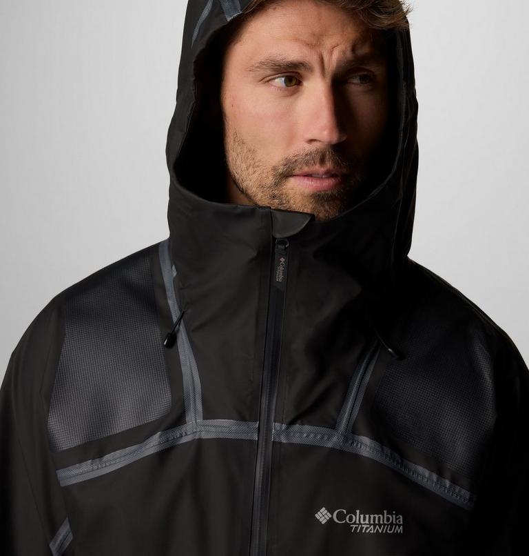 Men's Whistler Peak Waterproof Jacket, Color: Black, image 5