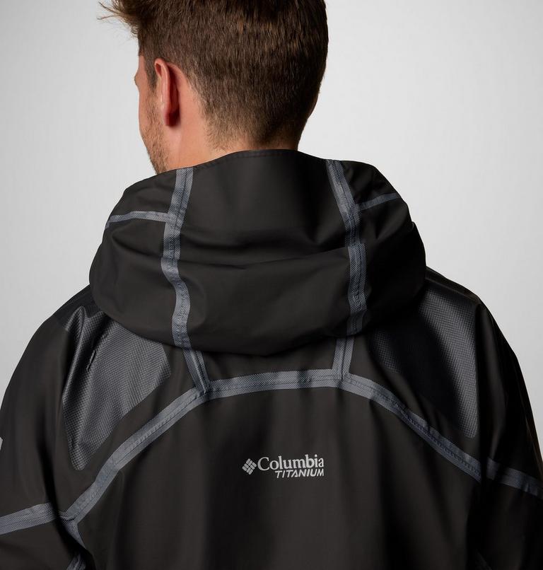 Men's Whistler Peak Waterproof Jacket, Color: Black, image 6