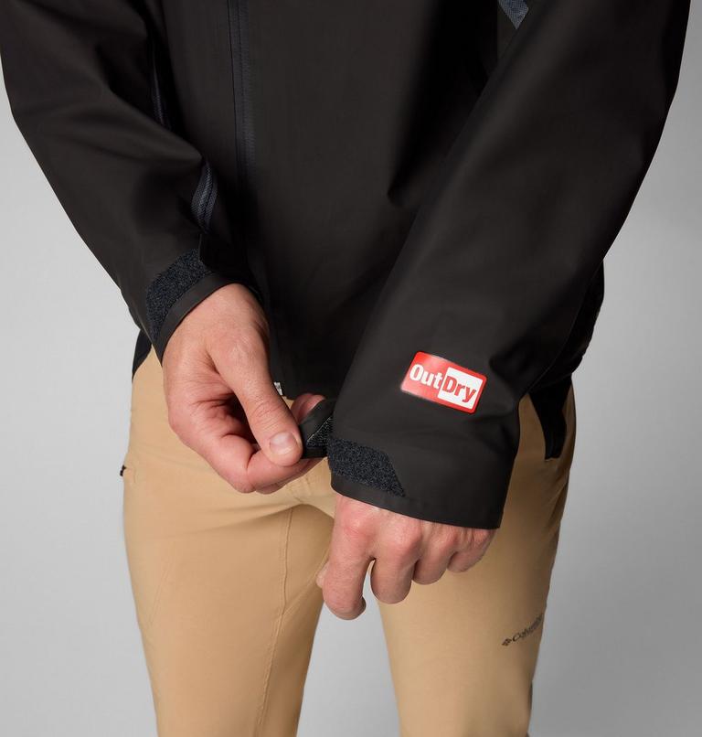Men's Whistler Peak Waterproof Jacket, Color: Black, image 8