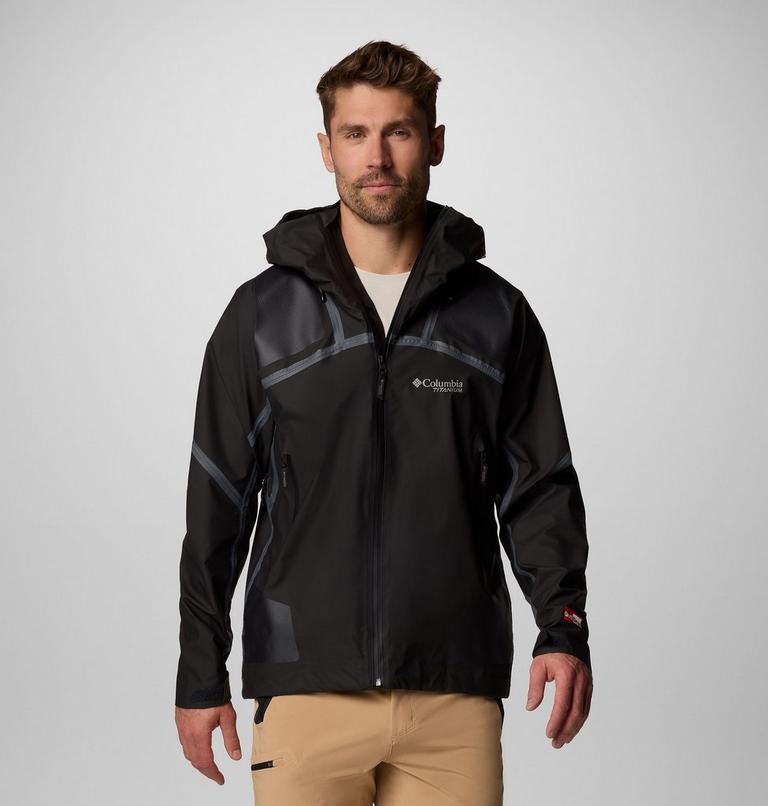 Men's Whistler Peak Waterproof Jacket, Color: Black, image 1