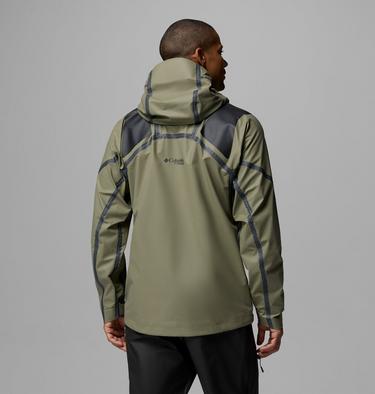 Men's Whistler Peak Waterproof Jacket, Color: Stone Green, image 3