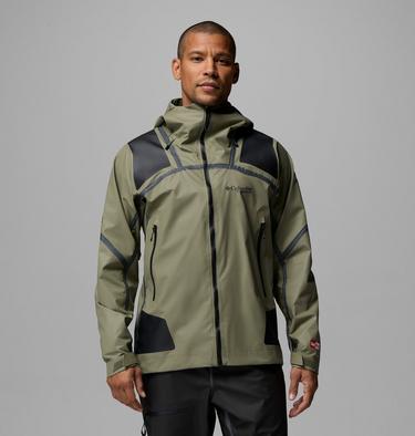 Chaqueta shell impermeable Whistler Peak para hombre, Color: Stone Green, image 1