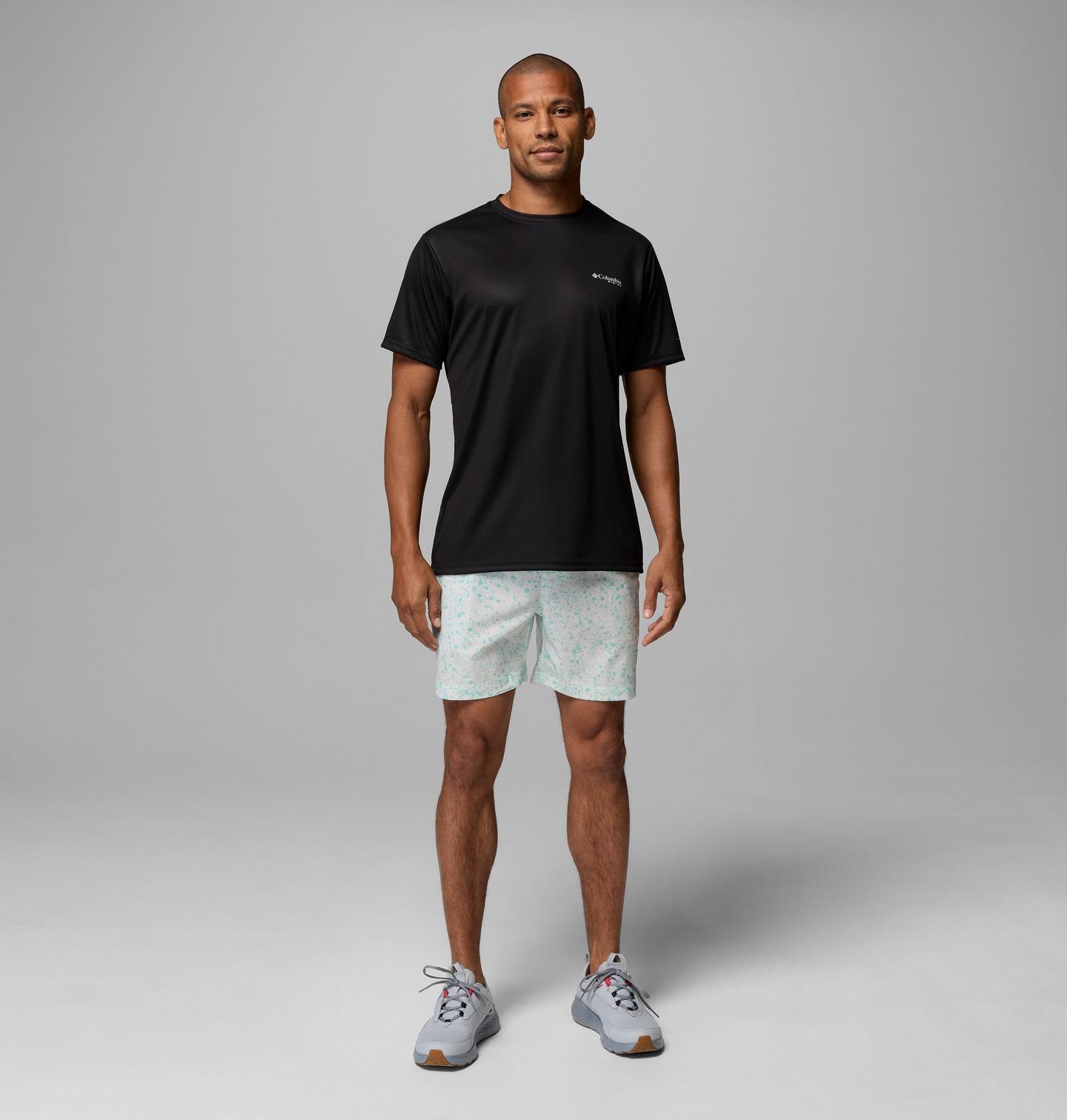 Мужская рубашка Columbia Terminal Tackle PFG x Bentley Short Sleeve, цвет: Чёрный — фото 2