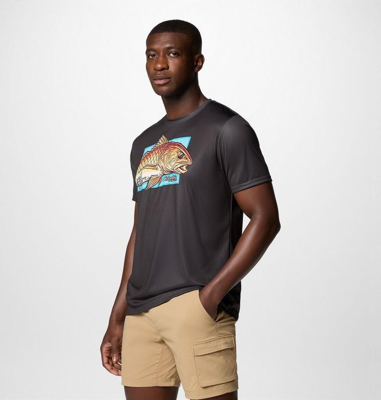 Terminal Tackle PFG X Bentley T-Shirt für Männer, Color: Shark, PFG Bentley Red Head, image 3