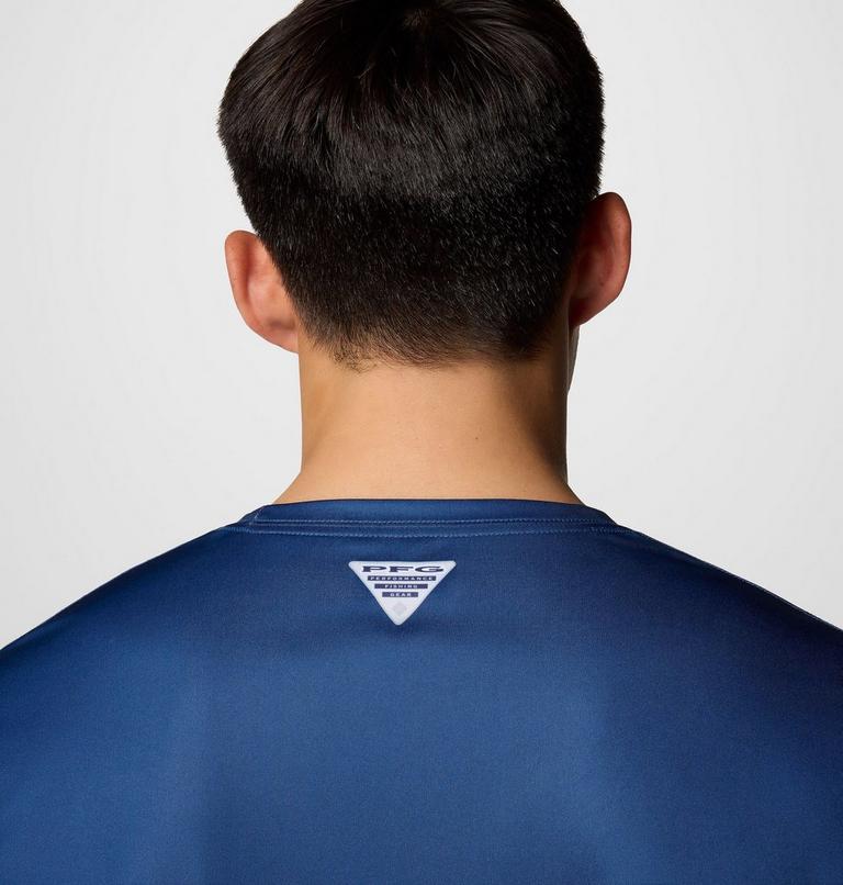 Camiseta Terminal Tackle PFG X Bentley para hombre, Color: Carbon, PFG Bentley Red Head, image 6