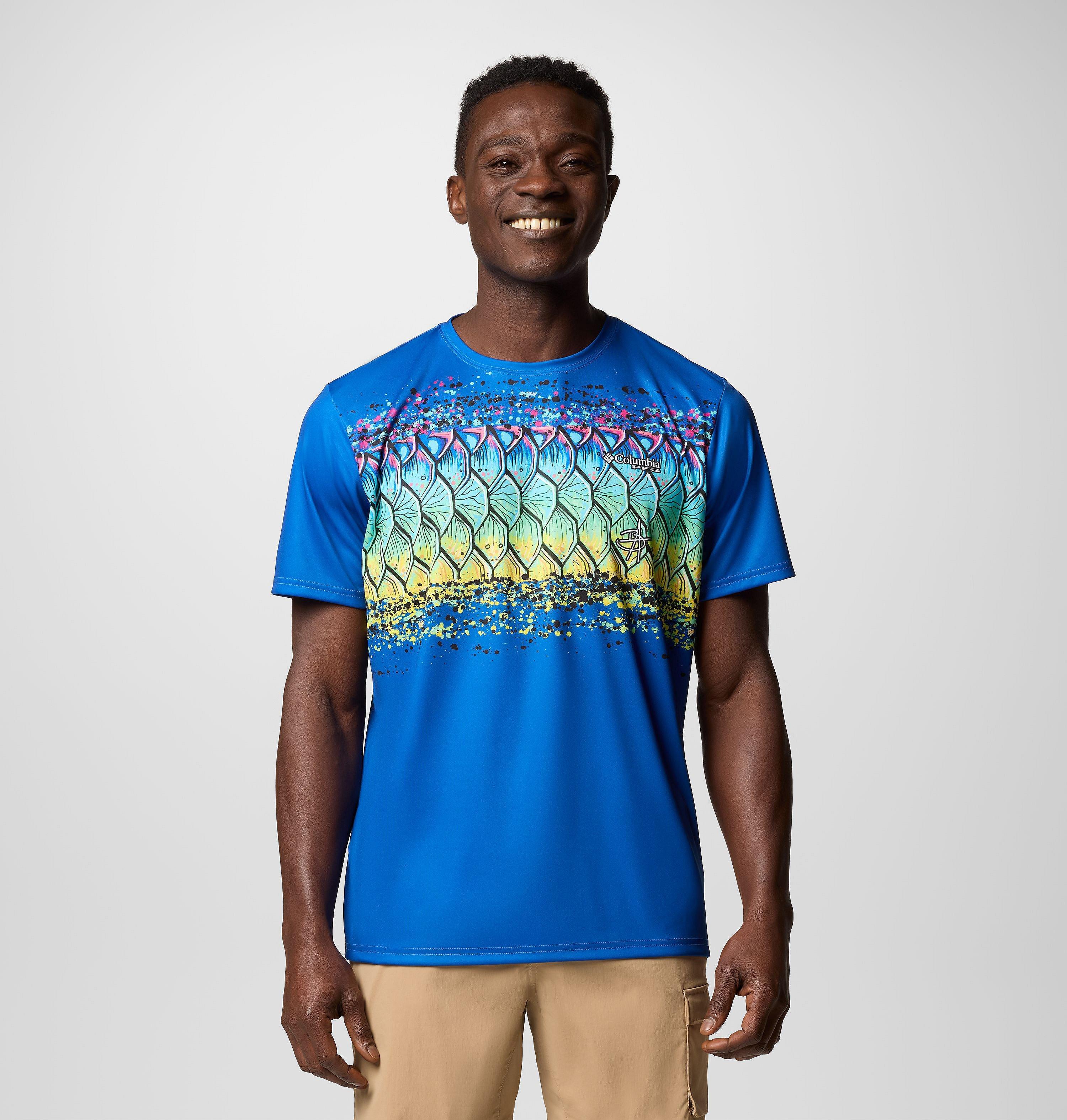 (取寄) コロンビア メンズ ターミナル タックル パフォーマンス フィッシング ギア X ベントレー ショート スリーブ Columbia men Terminal Tackle PFG X Bentley Short Sleeve Summer Orange/PFG Bentley Crab Men's Terminal Tackle PFG x Bentley Short Sleeve Shirt | Columbia