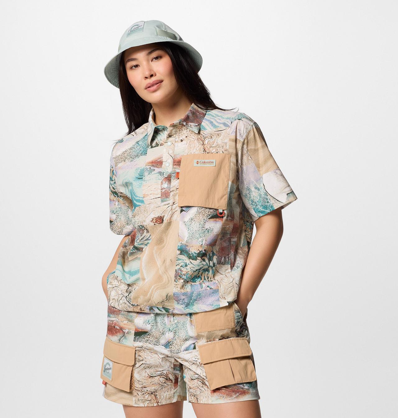 Cove Beach™ Printed Woven Short Sleeve Shirt | 335 | L 5
