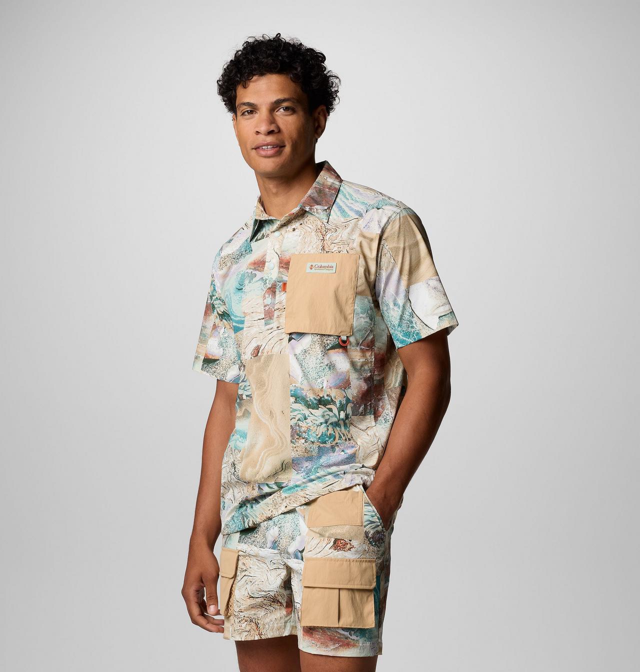 Cove Beach™ Printed Woven Short Sleeve Shirt | 335 | L 6