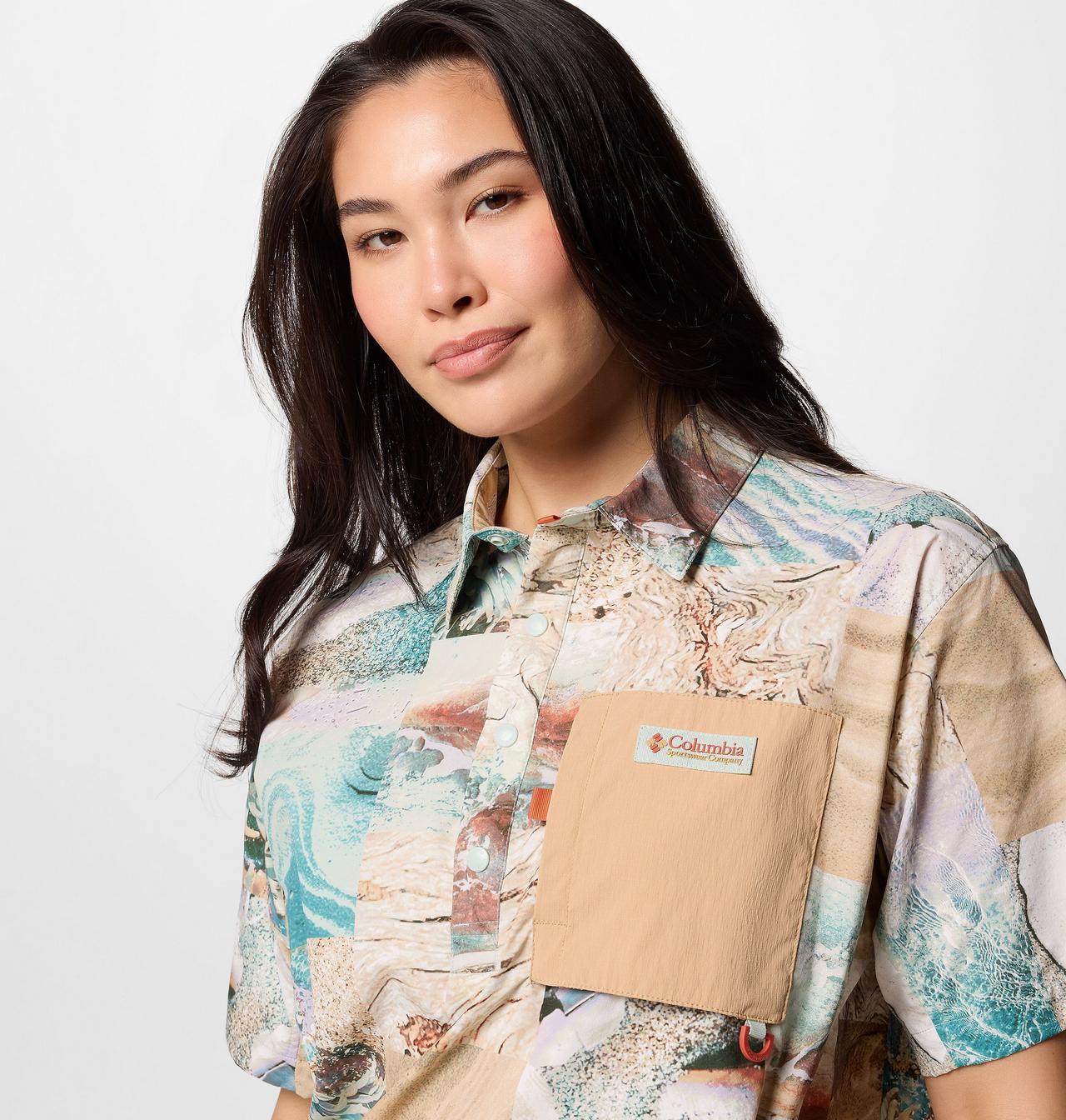 Cove Beach™ Printed Woven Short Sleeve Shirt | 335 | L 7
