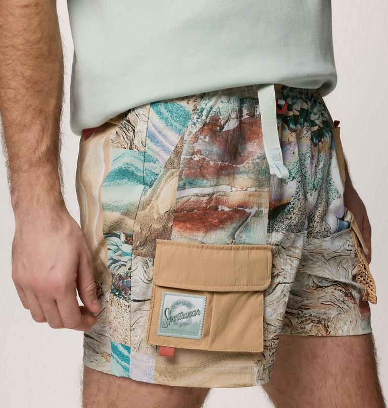 Shorts con estampado unisex Cove Beach, Color: Cool Green Coastal, image 5