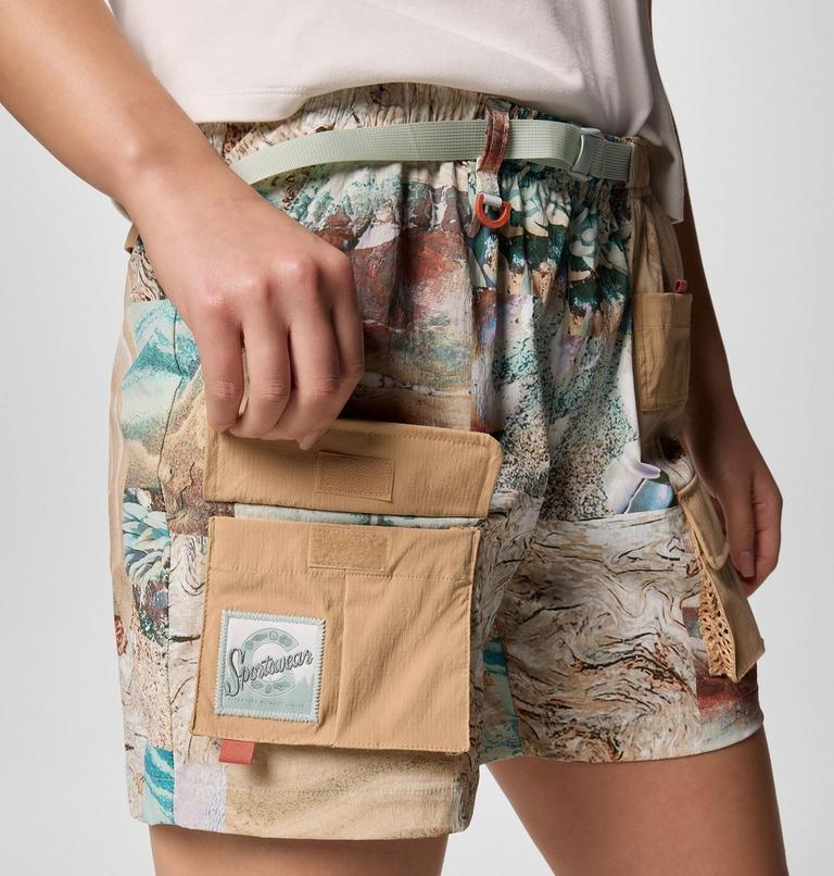 Shorts con estampado unisex Cove Beach, Color: Cool Green Coastal, image 7