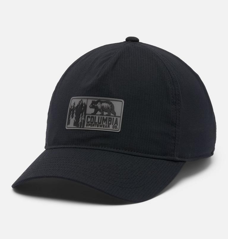 Alta Crest 3D Stretch Snap Back Ball Cap, Color: Black, Columbia Bear Rectangle, image 1