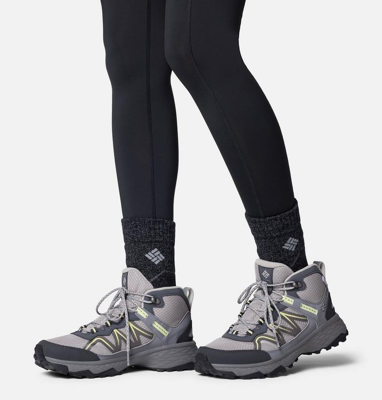 Zapatillas de senderismo Peakfreak Rush Mid Outdry para mujer, Color: Shark, Citron Haze, image 10