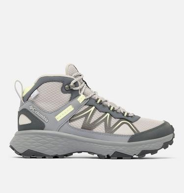 Women's Peakfreak Rush Mid Outdry Hiking Shoe, Color: Shark, Citron Haze, image 1