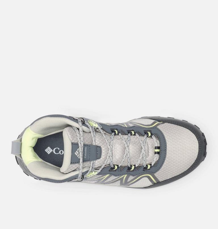 Zapatillas de senderismo Peakfreak Rush Mid Outdry para mujer, Color: Shark, Citron Haze, image 4