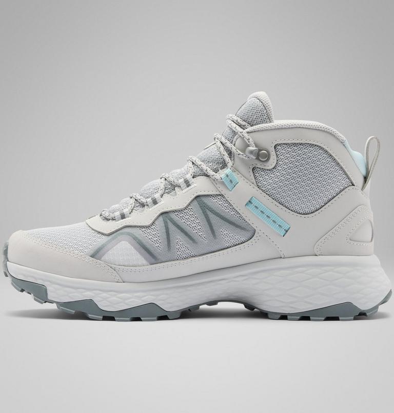 Women's Peakfreak Rush Mid Outdry Hiking Shoe, Color: Grey Ice, Marine Light, image 6
