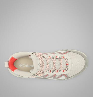 Women's Peakfreak Rush Mid Outdry Hiking Shoe, Color: Cloud Grey, Poppy Red, image 8