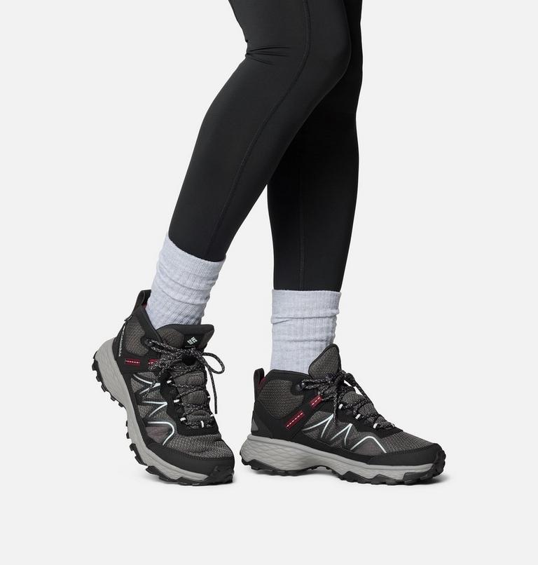 Zapatillas de senderismo Peakfreak Rush Mid Outdry para mujer, Color: Dark Grey, Deep Madeira, image 10