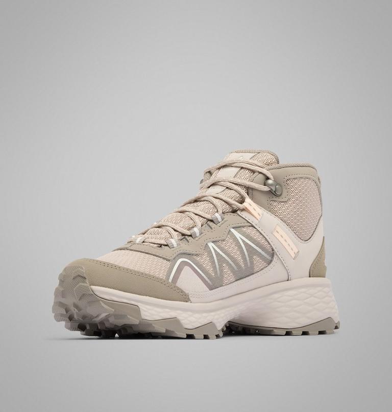 Zapatillas de senderismo Peakfreak Rush Mid Outdry para mujer, Color: Soft Taupe, White Peach, image 7