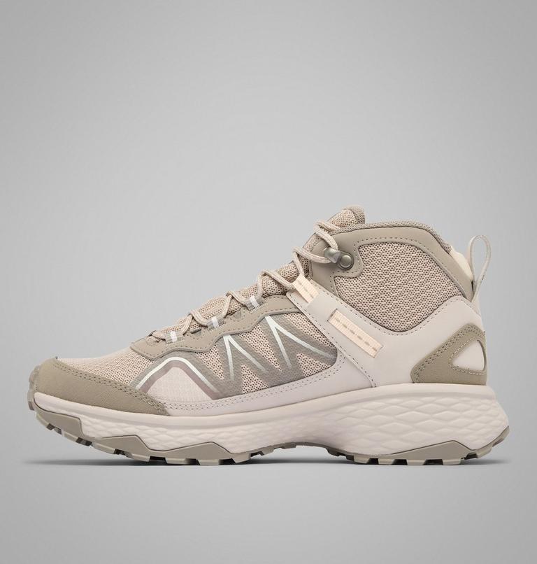 Zapatillas de senderismo Peakfreak Rush Mid Outdry para mujer, Color: Soft Taupe, White Peach, image 6