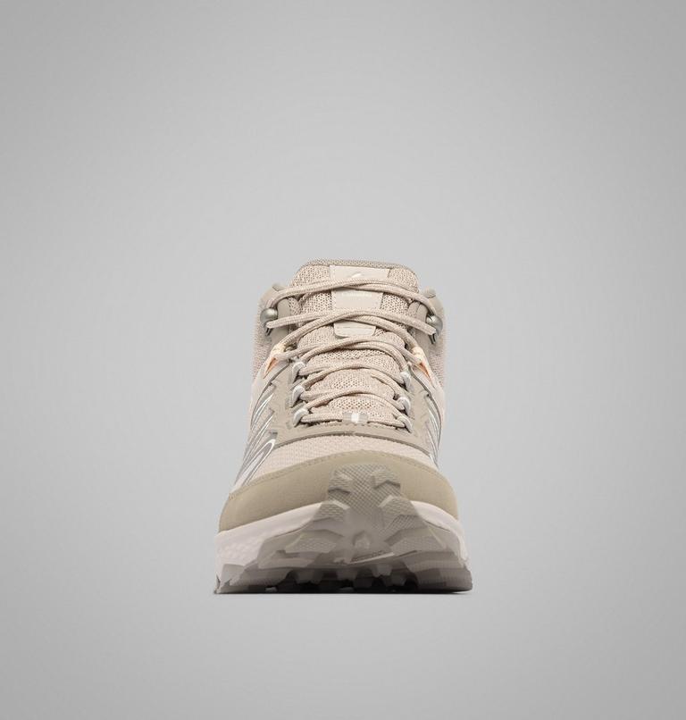 Zapatillas de senderismo Peakfreak Rush Mid Outdry para mujer, Color: Soft Taupe, White Peach, image 8
