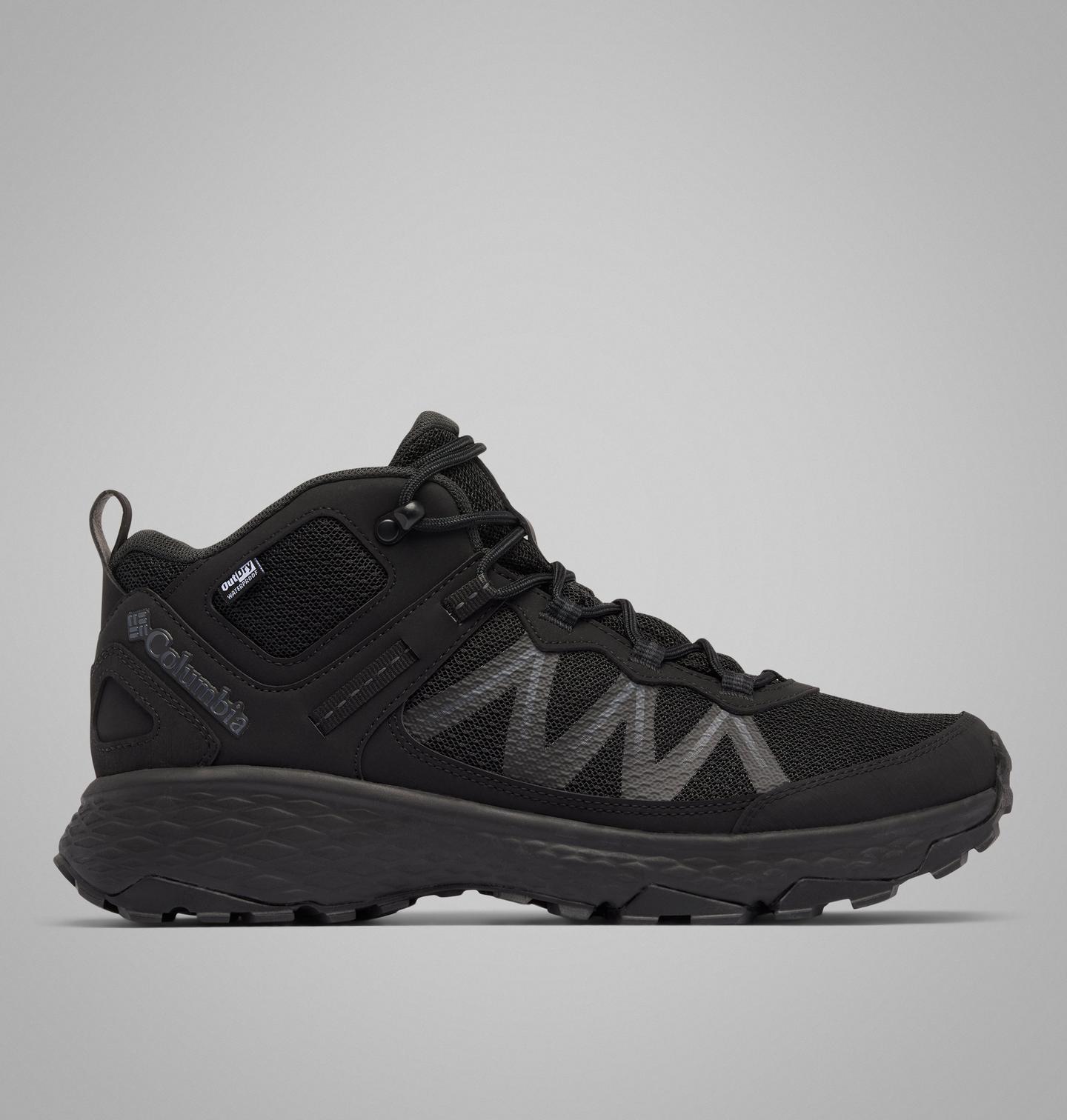 Мужские кроссовки Columbia Peakfreak Rush Mid OutDry, цвет: Чёрный / Shark — фото 1