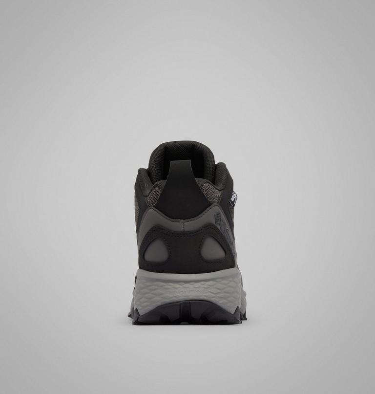 Men's Peakfreak Rush Mid Outdry Hiking Shoe, Color: Dark Grey, Stone Green, image 2