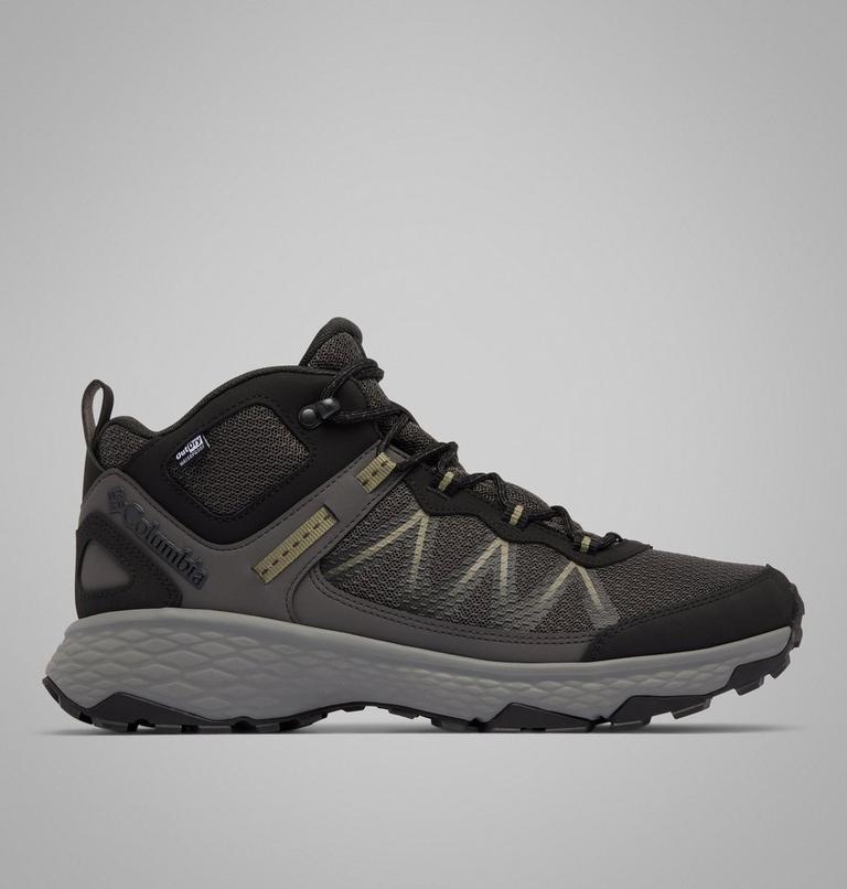 Men's Peakfreak Rush Mid Outdry Hiking Shoe, Color: Dark Grey, Stone Green, image 1