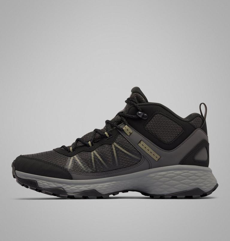 Men's Peakfreak Rush Mid Outdry Hiking Shoe, Color: Dark Grey, Stone Green, image 6