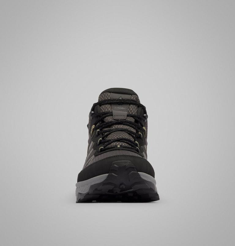 Men's Peakfreak Rush Mid Outdry Hiking Shoe, Color: Dark Grey, Stone Green, image 8