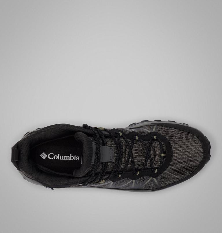 Men's Peakfreak Rush Mid Outdry Hiking Shoe, Color: Dark Grey, Stone Green, image 4