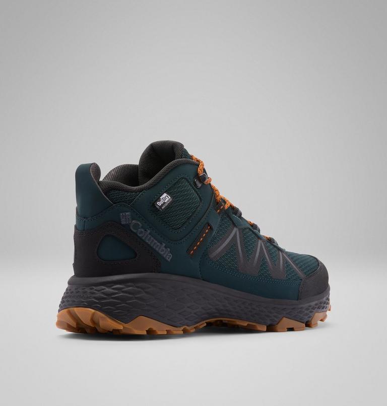 Men's Peakfreak Rush Mid Outdry Hiking Shoe, Color: Blue Spruce, Caramel, image 9