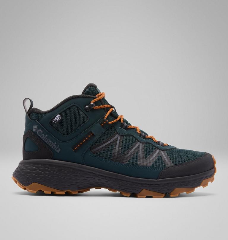 Men's Peakfreak Rush Mid Outdry Hiking Shoe, Color: Blue Spruce, Caramel, image 1