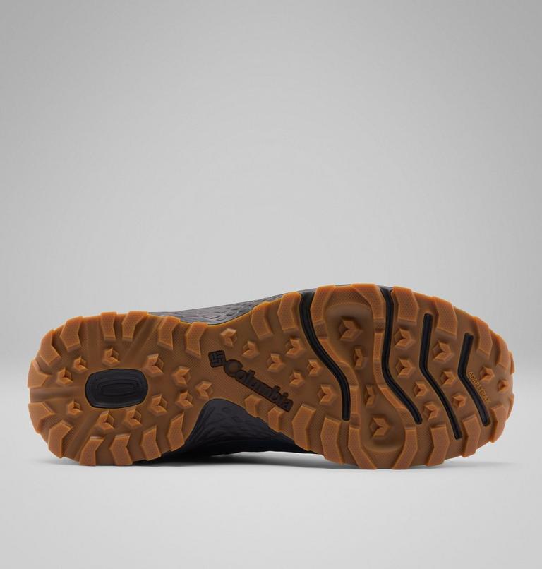Men's Peakfreak Rush Mid Outdry Hiking Shoe, Color: Blue Spruce, Caramel, image 5