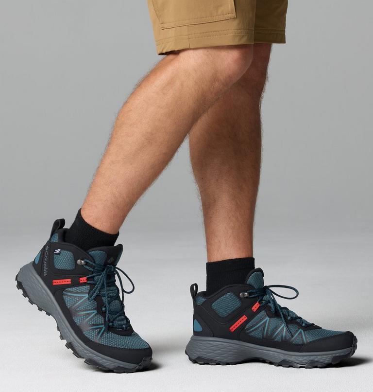 Men's Peakfreak Rush Mid Outdry Hiking Shoe, Color: Everblue, Super Sonic, image 10